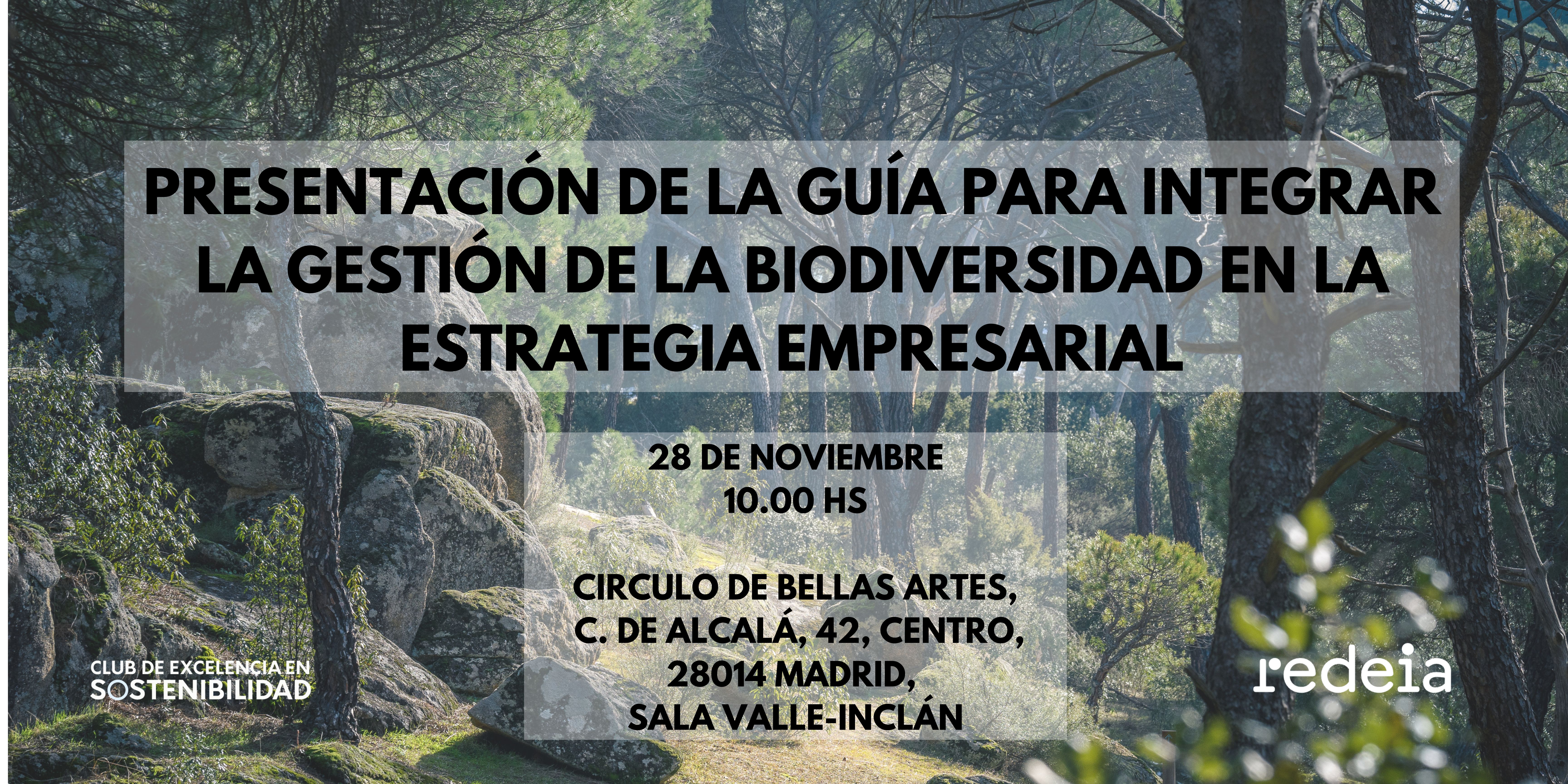 Save the date guia biodiversidad