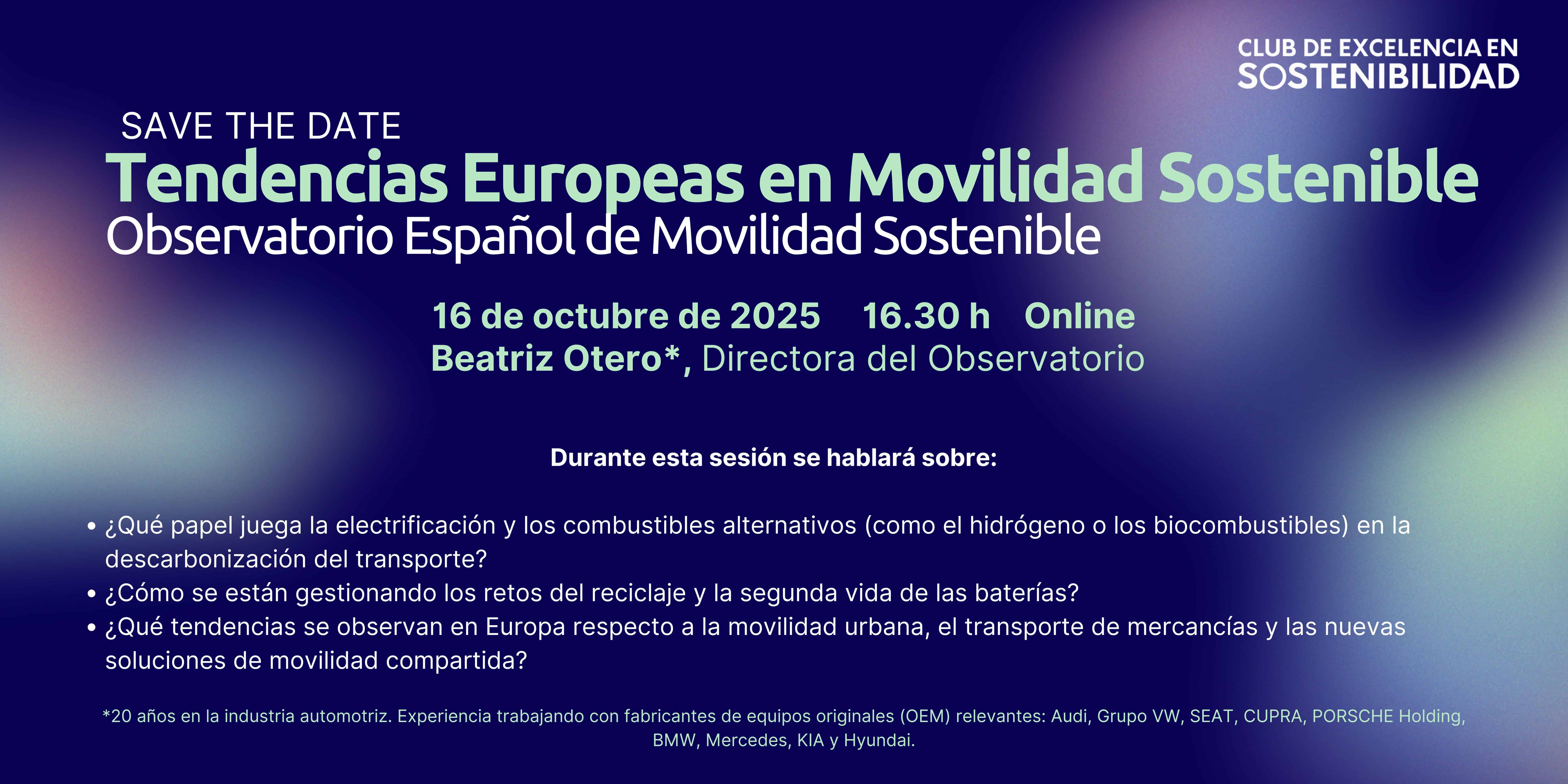 Tendencias Europeas Movilidad